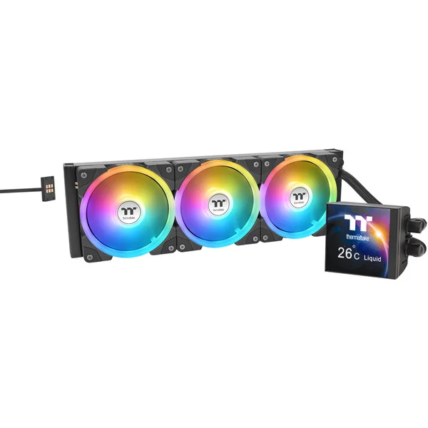 Thermaltake MAGFloe 360 Ultra ARGB Sync AIO Liquid Cooler, Wasserkühlung (schwarz)