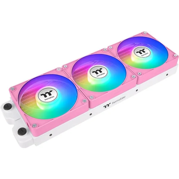 Thermaltake CT140 EX Reverse ARGB Sync PC Cooling Fan Pink, Gehäuselüfter (pink, 3er-Pack, 140 mm)