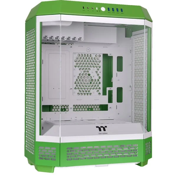 Thermaltake The Tower 600 Light-Year Green, Tower-Gehäuse (hellgrün, Tempered Glass x 3)