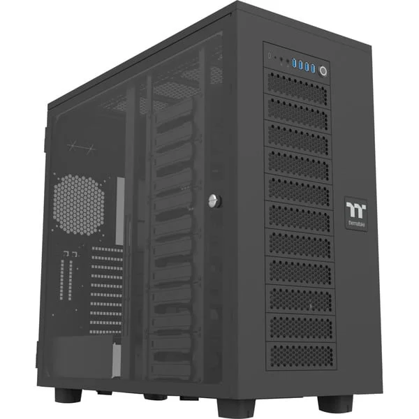 Thermaltake AX700 TG Black, Big-Tower-Gehäuse (schwarz, Tempered Glass, XL-ATX )