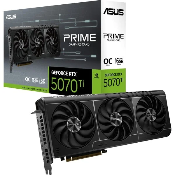 ASUS GeForce RTX 5070 Ti PRIME GAMING OC, Grafikkarte (DLSS 5, 3x DisplayPort, 1x HDMI 2.1)