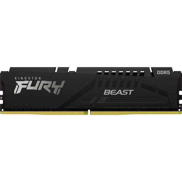Kingston FURY DIMM 16 GB DDR5-5600 , Arbeitsspeicher (schwarz, KF556C40BB-16, FURY Beast, INTEL XMP)