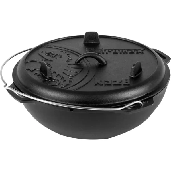 Petromax Gusseisener Topf Kazan 8 Liter (schwarz, Ø 36cm)