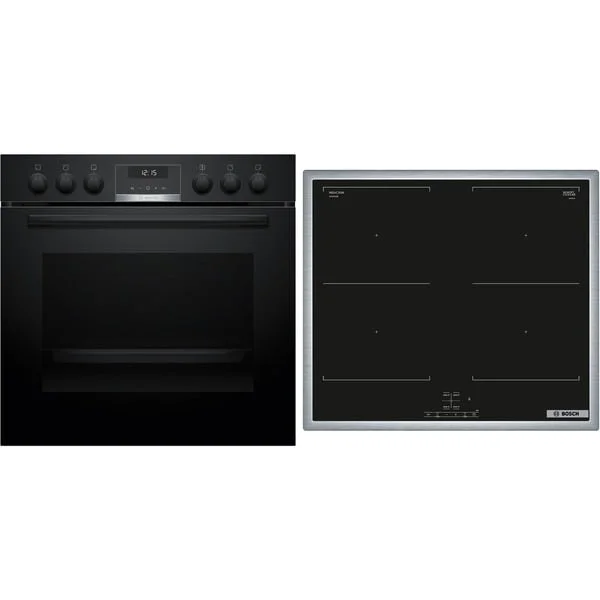 Bosch HND617LS67 Serie 6, Herdset (schwarz/edelstahl)