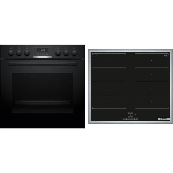 Bosch HND619LS67 Serie 6, Herdset (schwarz/edelstahl)