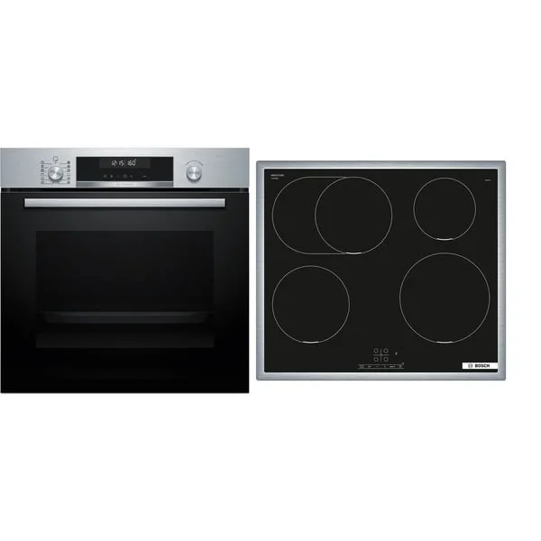 Bosch HBD675CS62 Serie 6, Backofen-Set (schwarz/edelstahl)