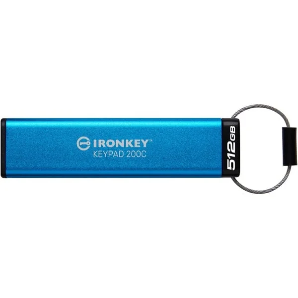 Kingston IronKey Keypad 200 512 GB, USB-Stick (USB-C 3.2 Gen 1)