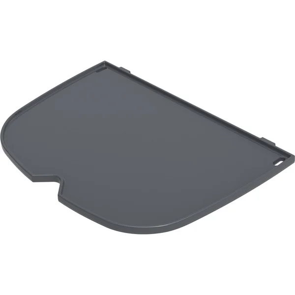 Weber Einseitige Grillplatte, Plancha für Q 1000N-Serie ab 2025 (schwarz, ersetzt den halben Grillrost)