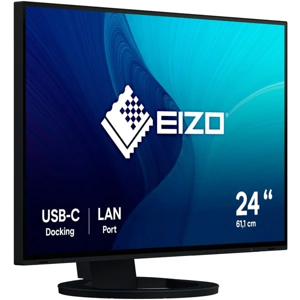 EIZO EV2495-BK, LED-Monitor (61.1 cm (24.1 Zoll), schwarz, WUXGA, IPS, HDMI, USB-C)