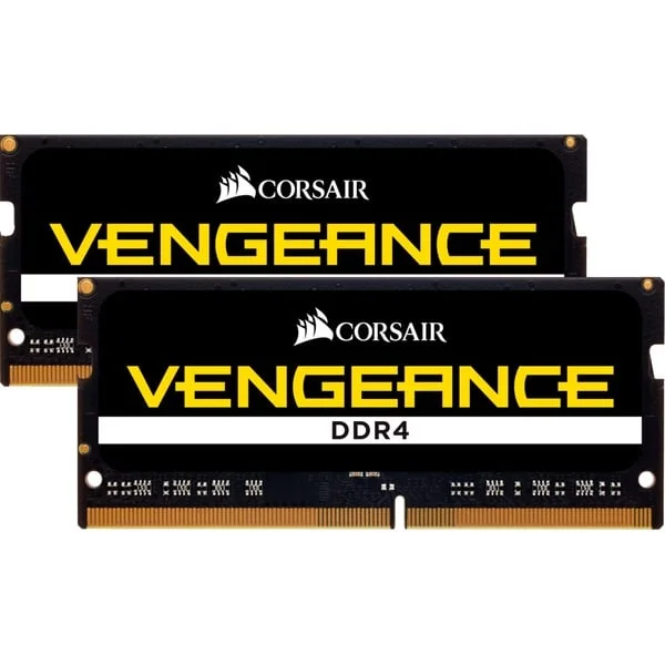 Corsair SO-DIMM 32 GB DDR4-3200 (2x 16 GB) Dual-Kit, Arbeitsspeicher (schwarz, CMSX32GX4M2A3200C22, Vengeance)