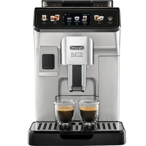 DeLonghi Eletta Explore ECAM450.55.S , Vollautomat (silber/schwarz)