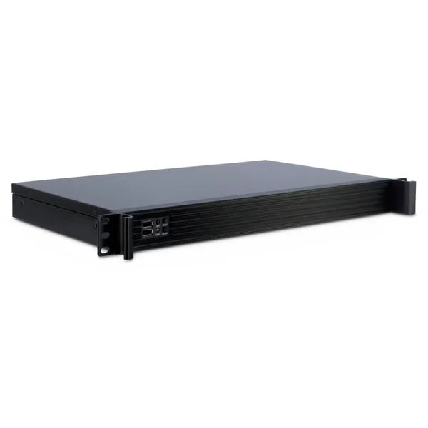 Inter-Tech 1U K-126L, Server-Gehäuse (schwarz, 1 Höheneinheit)