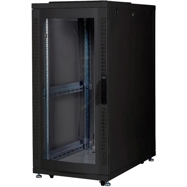 Digitus Netzwerkschrank Unique 600x1000 26HE, IT-Schrank (schwarz, 26 Höheneinheiten)