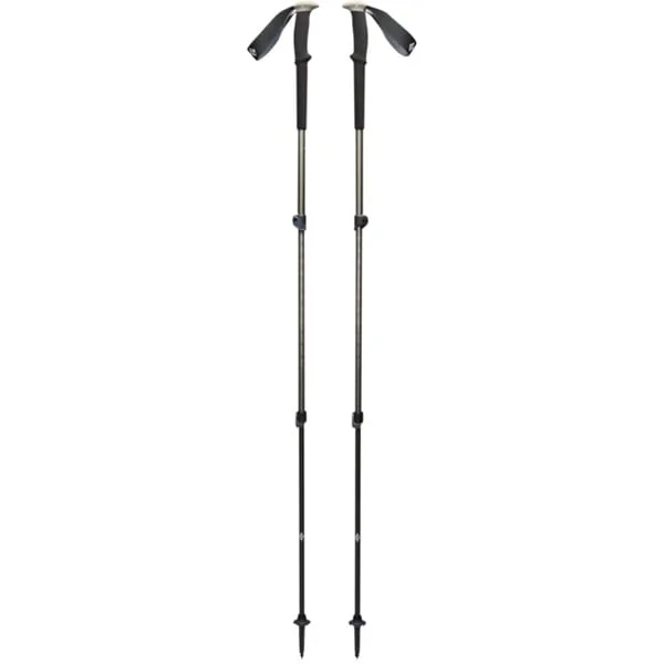Black Diamond Trekkingstöcke Trail, Fitnessgerät (schwarz/olivgrün, 1 Paar, 100-140 cm)