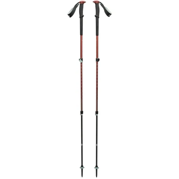 Black Diamond Trekkingstöcke Trail, Fitnessgerät (rot/mint, 1 Paar, 100-140 cm)