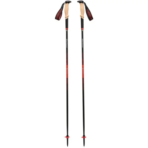 Black Diamond Treckingstöcke Pursuit Carbon Z, Fitnessgerät (anthrazit/orange, 1 Paar, 115 cm)