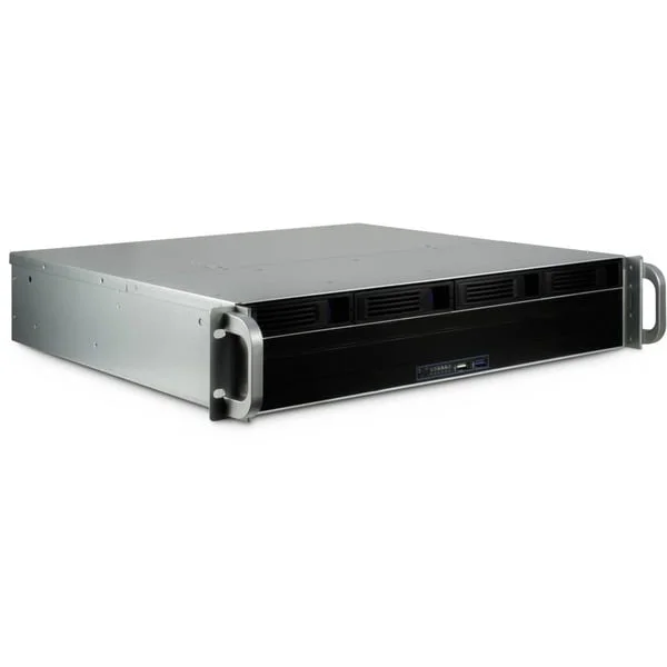 Inter-Tech 2U 2404S, Server-Gehäuse (schwarz, 2 Höheneinheiten)