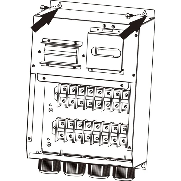 BlueWalker PowerWalker Wartungs-Bypassschalter Terminal block 3/3 MBS 30K (für Wandmontage)