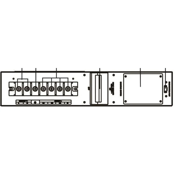 BlueWalker PowerWalker Wartungs-Bypassschalter Terminal block 3/1 MBS 10K (für Rackmontage)