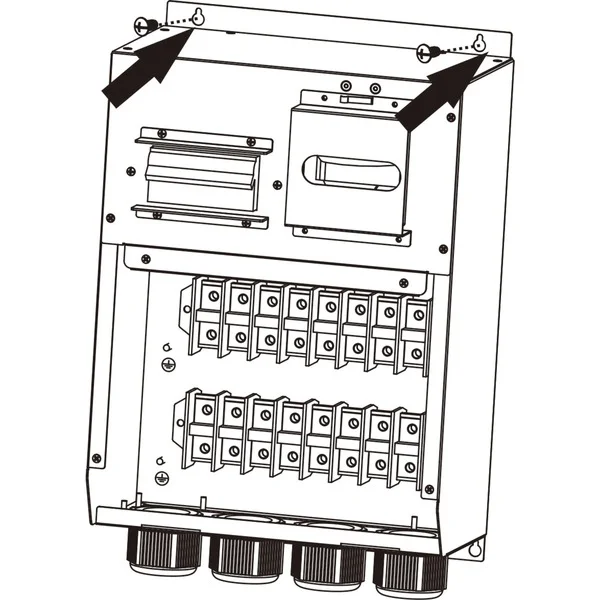 BlueWalker PowerWalker Wartungs-Bypassschalter 3/3 MBS 60K (für Wandmontage)
