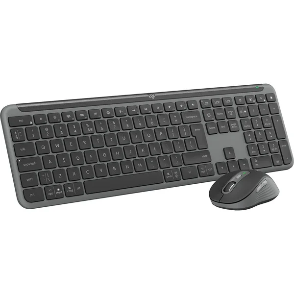 Logitech Signature Slim Combo MK950 for Business, Desktop-Set (graphit, DE-Layout, Scherenmechanik, Logi Bolt, Bluetooth, für Windows/macOS/ChromeOS/Linux/iPadOS/Android)
