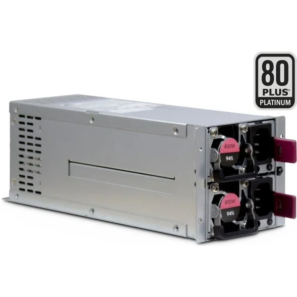Inter-Tech ASPOWER R2A-DV0800-N, PC-Netzteil (grau, redundant, 800 Watt)