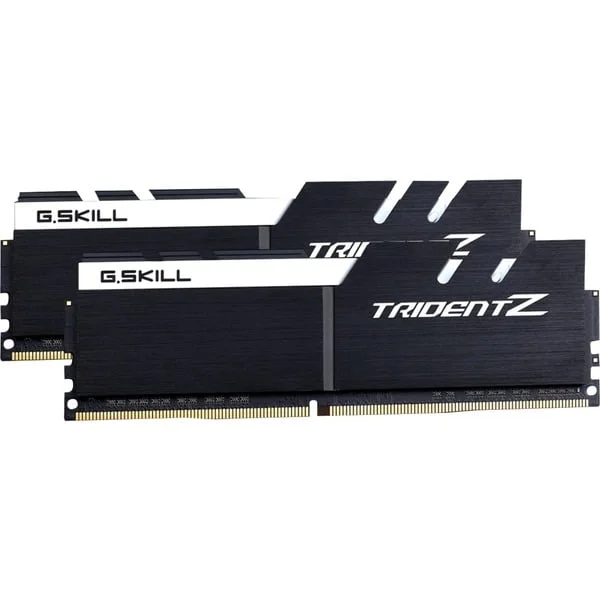 G.Skill DIMM 16 GB DDR4-3200 (2x 8 GB) Dual-Kit, Arbeitsspeicher (schwarz/weiß, F4-3200C16D-16GTZKW, Trident Z, INTEL XMP)