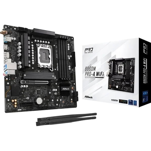 ASRock B860M Pro-A WiFi, Mainboard (schwarz)