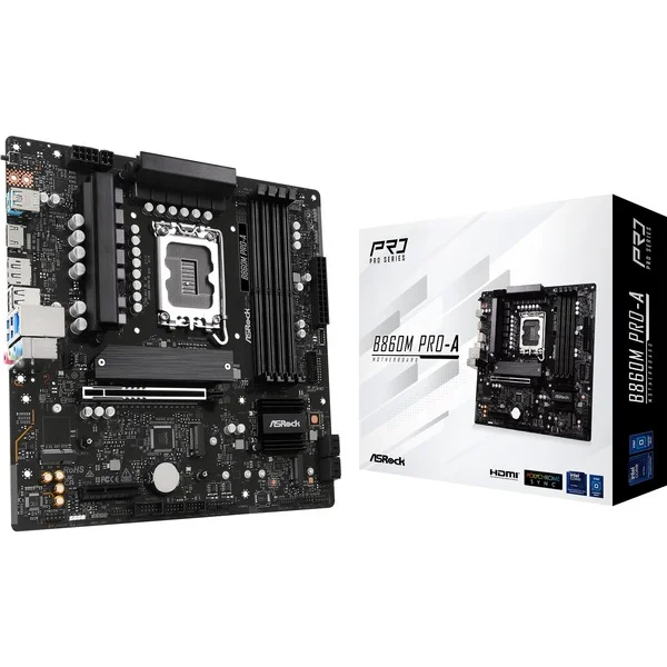 ASRock B860M Pro-A, Mainboard (schwarz)