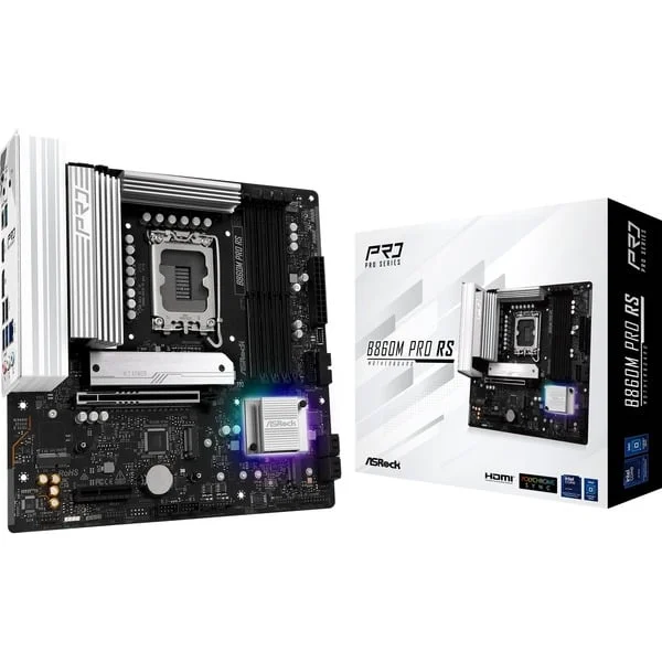 ASRock B860M Pro RS, Mainboard (schwarz/silber)