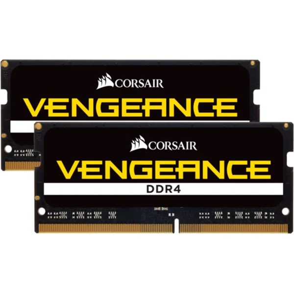 Corsair SO-DIMM 32 GB DDR4-3000 (2x 16 GB) Dual-Kit, Arbeitsspeicher (schwarz, CMSX32GX4M2A3000C18, Vengeance)