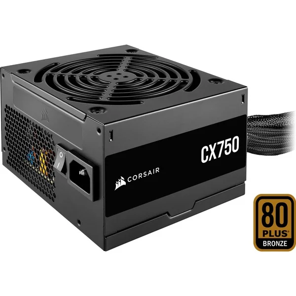 Corsair CX750 750W, PC-Netzteil (schwarz, 3x PCIe, 750 Watt)