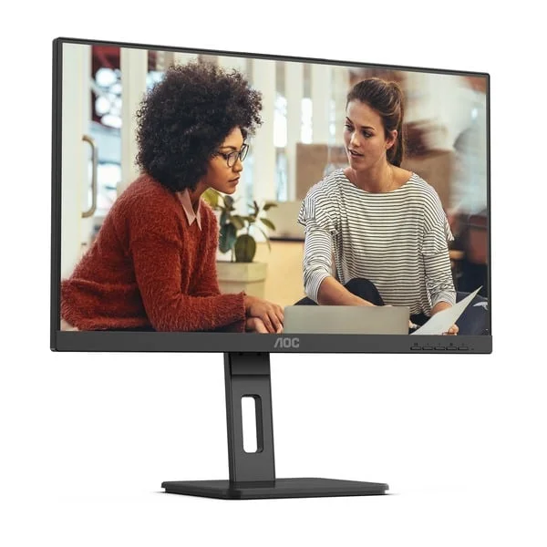 AOC 27E3QAF, LED-Monitor (68.6 cm (27 Zoll), schwarz, FullHD, IPS, HDR, ergonomischer Standfuß)