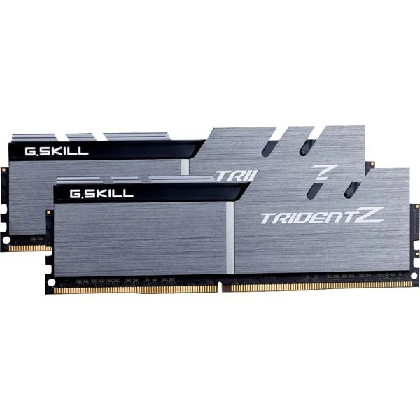 G.Skill DIMM 32 GB DDR4-3200 (2x 16 GB) Dual-Kit, Arbeitsspeicher (silber/schwarz, F4-3200C16D-32GTZSK, Trident Z, INTEL XMP)