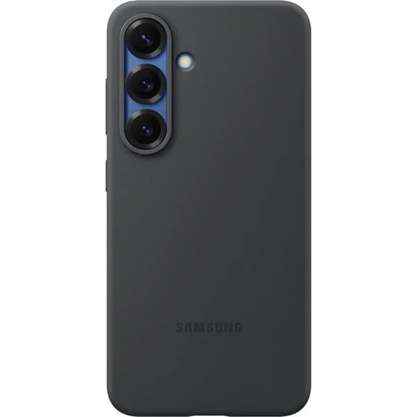 Samsung Silicone Case, Handyhülle (schwarz, Samsung Galaxy S25)