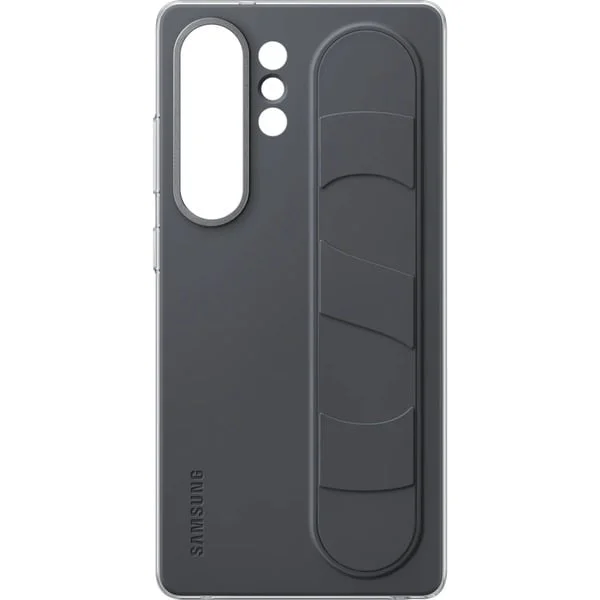 Samsung Standing Grip Case, Handyhülle (schwarz, Samsung Galaxy S25 Ultra)