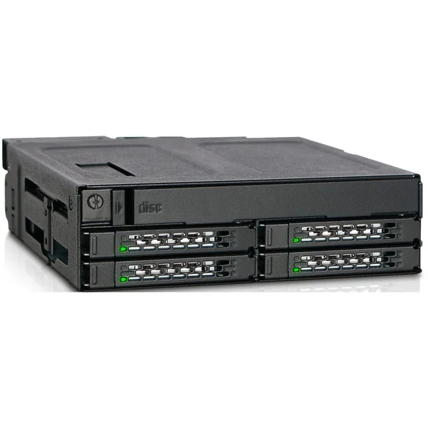 Icy Dock ToughArmor MB604SPO-B, Wechselrahmen (schwarz, Backplane-Modul für 1x 5,25" Einbauschacht)