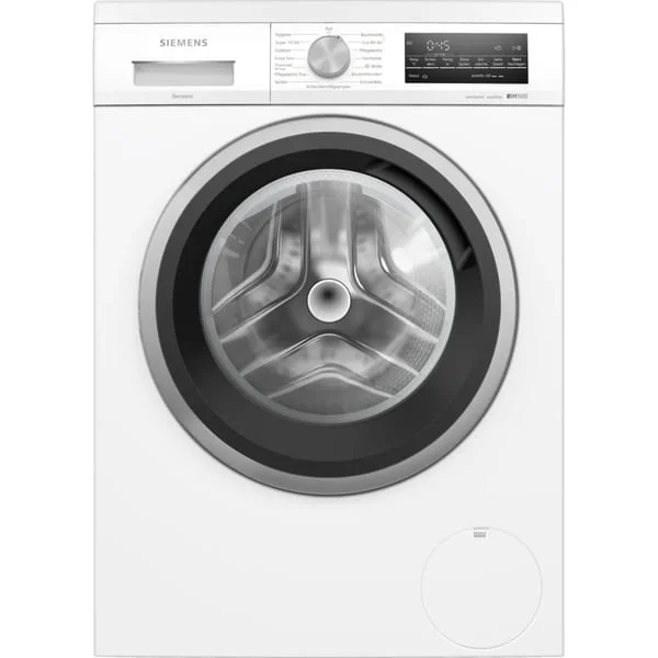 Siemens WU14UT71 IQ500 , Waschmaschine (weiß/schwarz)
