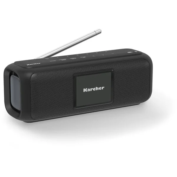 Karcher DAB Go, Radio (schwarz, DAB+, UKW, Bluetooth, Akku)