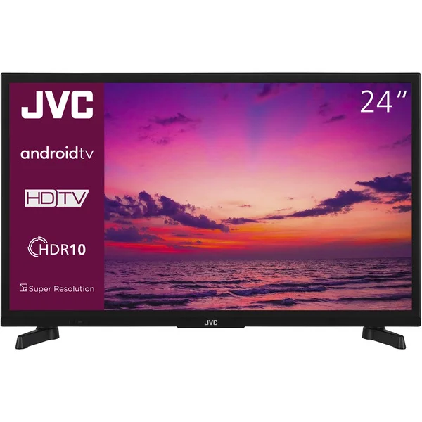 JVC LT-24VAH3455, LED-Fernseher (60 cm (24 Zoll), schwarz, WXGA, Triple Tuner, Android TV)