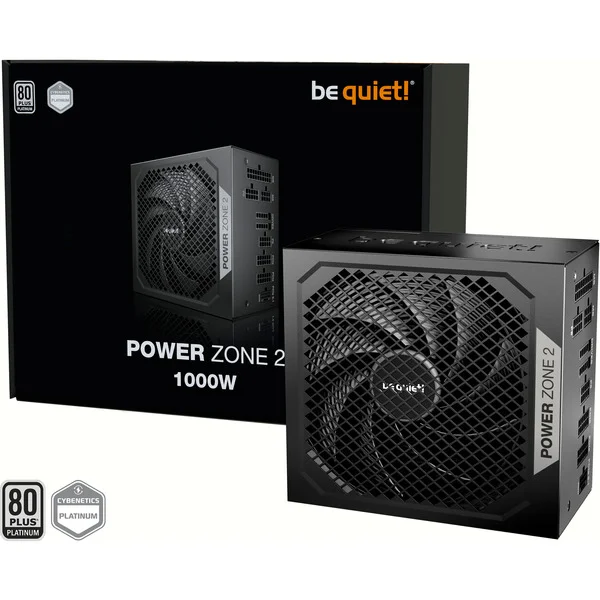 be quiet! POWER ZONE 2 1000W, PC-Netzteil (schwarz, 1x 12 Pin High Power GPU, 3x PCIe, 1000 Watt)