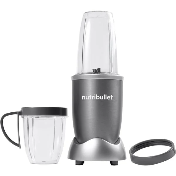 nutribullet Original Standmixer NB606DG (silber/grau, 600 Watt, 0,7 Liter & 0,525 Liter)