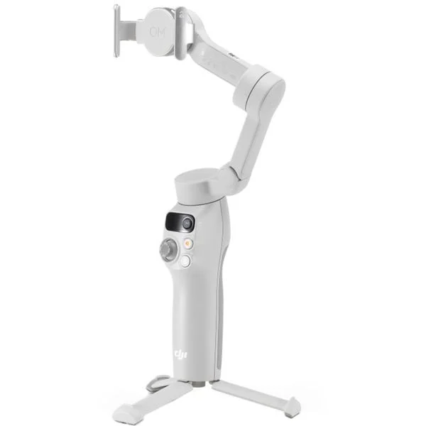 DJI Smartphone-Stabilisator Osmo Mobile 7, Steadycam-System (hellgrau, für Android und iPhone)