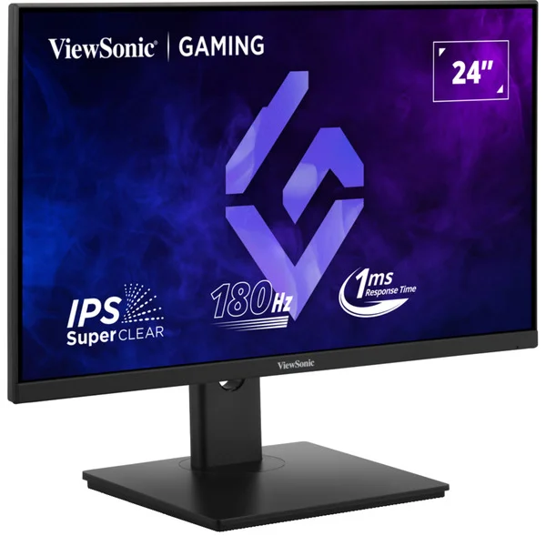 ViewSonic XG24G1, Gaming-Monitor (61 cm (23.8 Zoll), schwarz, FullHD, IPS, DP, HDMI, VRR, 180Hz Panel)