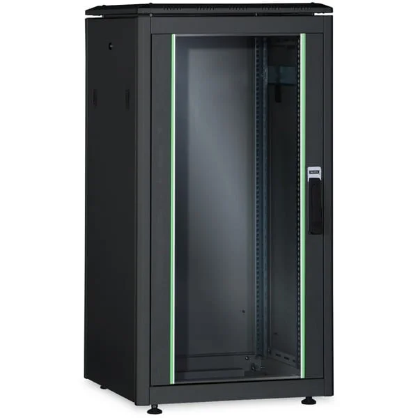 Digitus Netzwerkschrank Unique 800x1000 26HE, IT-Schrank (schwarz, 26 Höheneinheiten)