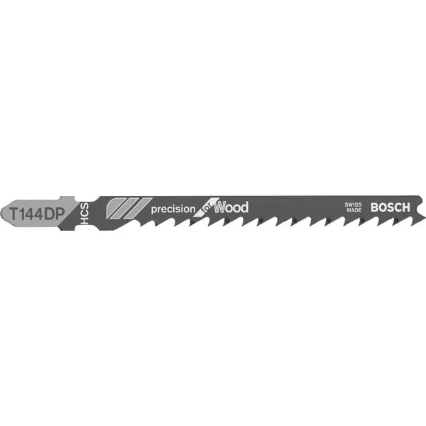 Bosch Professional PRO Wood precise Stichsägeblatt T 144 DP, 100mm (100 Stück)