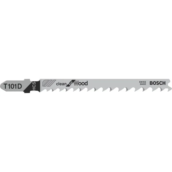 Bosch Professional Stichsägeblatt T 101 D Clean for Wood, 100mm (100 Stück)