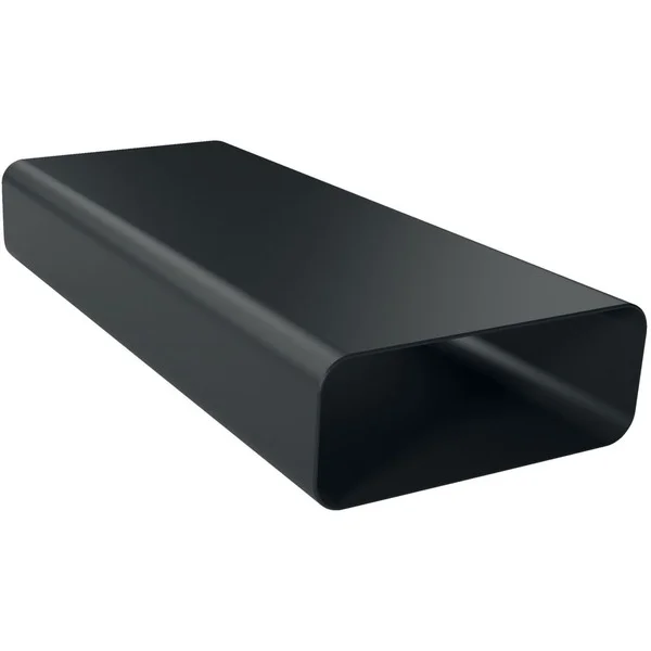 Siemens Flachkanalstück HZ9VDSM2, 1 Meter, Rohr (schwarz, gerade, männlich)
