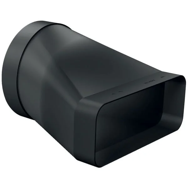 Siemens Adapterstück HZ9VDSI0, Ø 150mm, Rohr (schwarz, rund>flach, männlich)