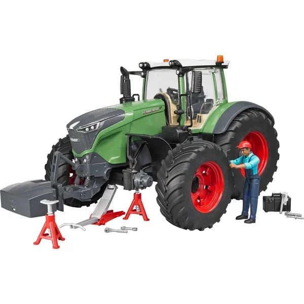 bruder 04041 Fendt 1050 Vario, Modellfahrzeug (mit Mechaniker und Werkstattausstattung)